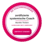 Icon Zertifikat Ausbildung systemische Coach Mareike Thoben